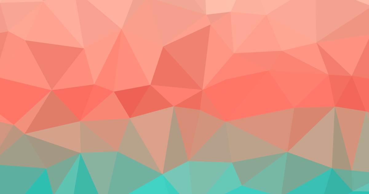 Coral pink and turquoise teal (Bold)